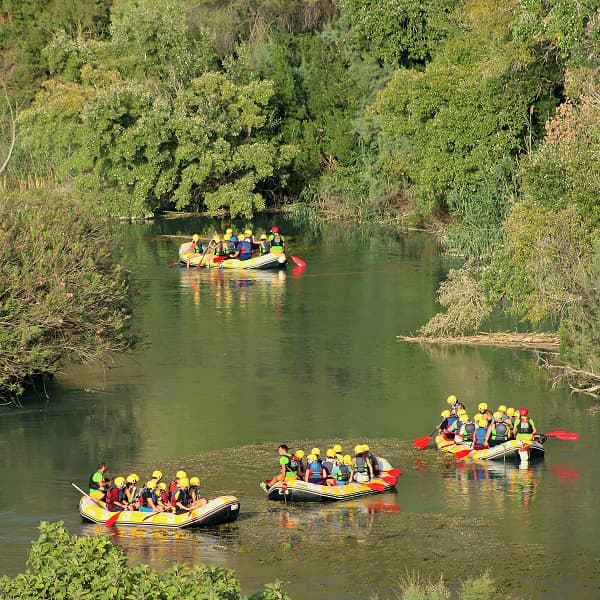 1. Rafting en el Cañón de Almadenes con visita a Cuevas y Taller de Arte Rupestre